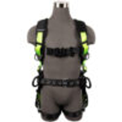 Safewaze Wind & Tower Construction Harness: Alu 3D, Alu QC Chest, Alu FD, TB Legs - FS377