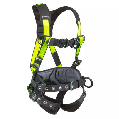 Safewaze Wind & Tower Construction Harness: Alu 3D, Alu QC Chest, Alu FD, TB Legs - FS377