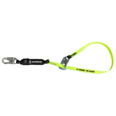 Safewaze PRO 6' Tie-Back Energy Absorbing Lanyard - FS450