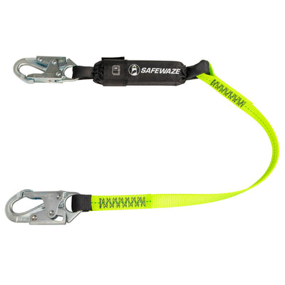 Safewaze PRO 4' Energy Absorbing Lanyard: Snap Hook - FS560-4