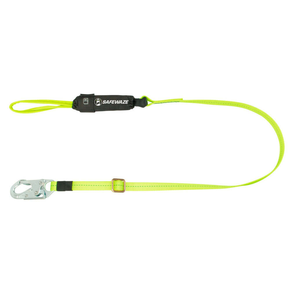 Safewaze PRO 4'-6' Adjustable Energy Absorbing Lanyard: Soft Loop - FS560-SE-AJ