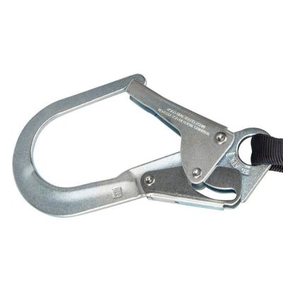 Safewaze PRO 6' Stretch Energy Absorbing Lanyard: Rebar Hook - FS575