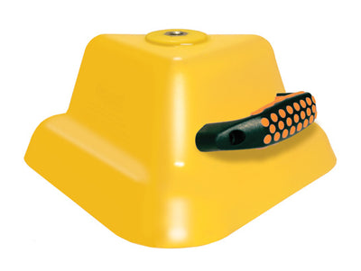 Warning Whip Magnetic Mounting Base For Non-Lighted 3'-5' Gen Purpose Whips - Yellow Case W/ Handle - FS7009