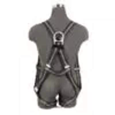 Safewaze Welding Harness: 1D, Aramid Web, MB Chest, MB Legs - FS77325-FR