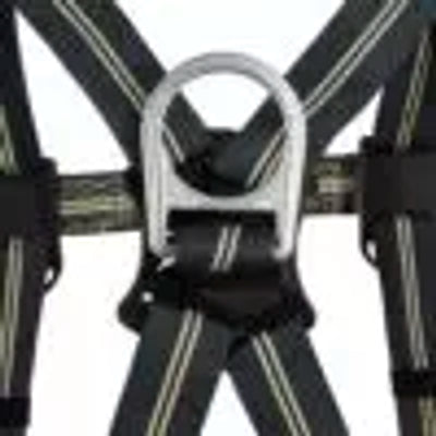 Safewaze Welding Harness: 1D, Aramid Web, MB Chest, MB Legs - FS77325-FR