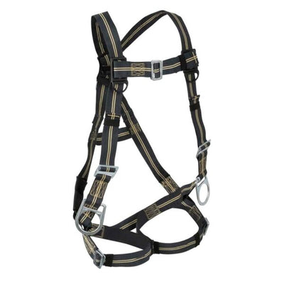 Safewaze Welding Harness: 3D, Aramid Web, MB Chest, MB Legs - FS77326-FR