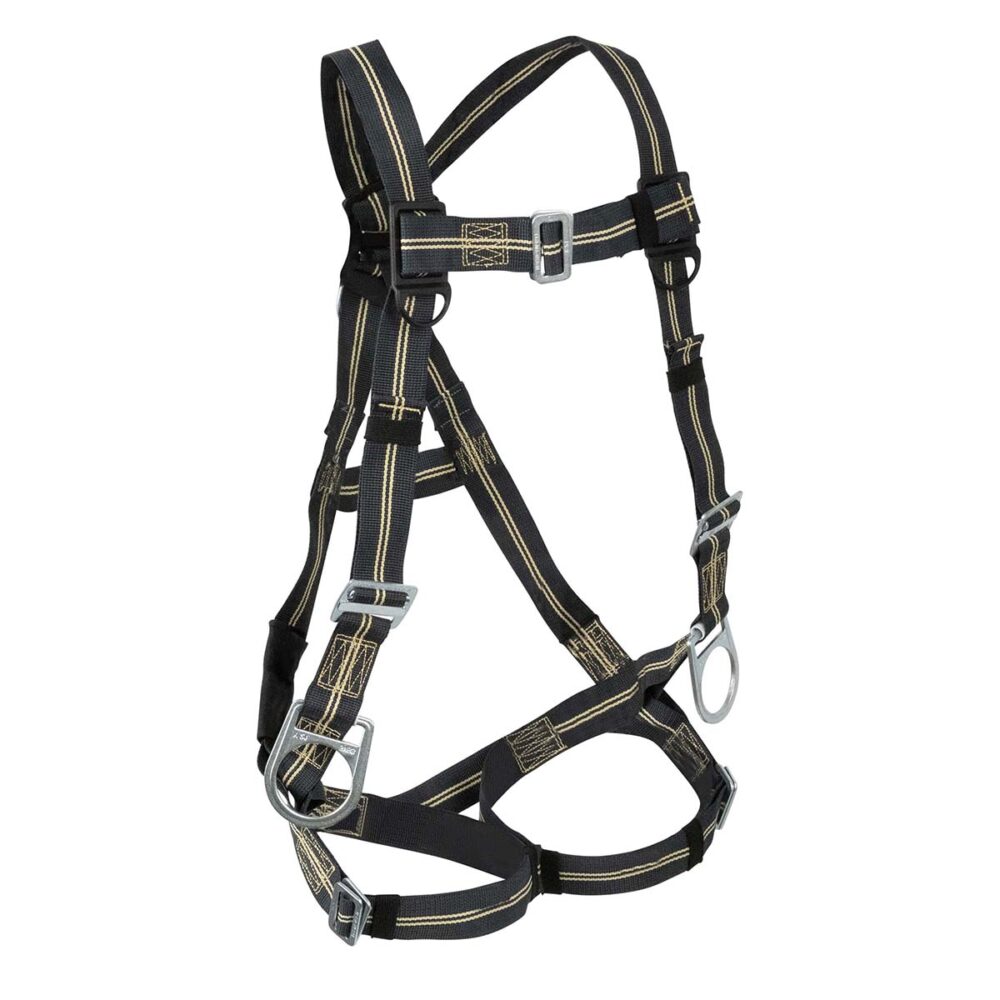 Safewaze Welding Harness: 3D, Aramid Web, MB Chest, MB Legs (2X) - FS77326-FR-2X