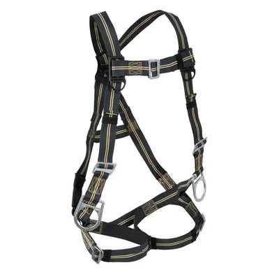 Safewaze Welding Harness: 3D, Aramid Web, MB Chest, MB Legs - FS77326-FR