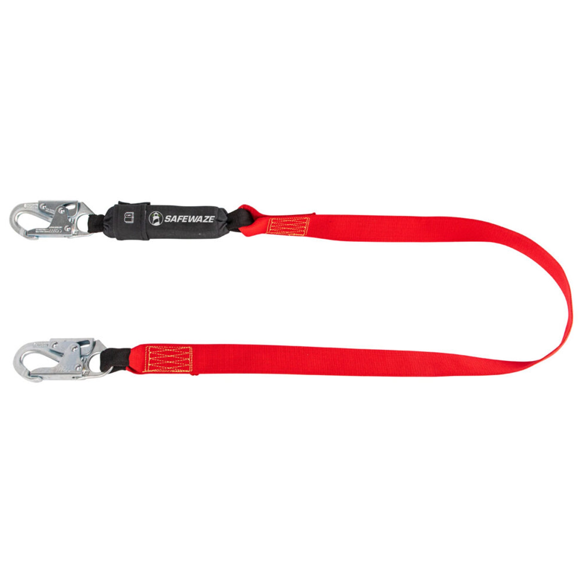 Safewaze Welding 6' Energy Absorbing Lanyard: Snap Hooks - FS77430-WE
