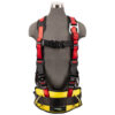 Safewaze Oil & Gas Harness: 1D, Derrick Belt, QC Chest, FD, TB Legs - FS77635-OD