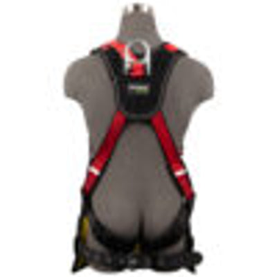 Safewaze Oil & Gas Harness: 1D, Derrick Belt, QC Chest, FD, TB Legs - FS77635-OD