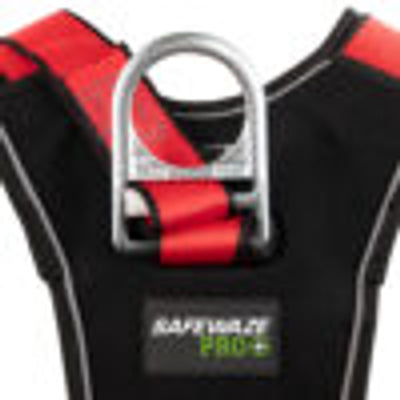 Safewaze Oil & Gas Harness: 1D, Derrick Belt, QC Chest, FD, TB Legs - FS77635-OD