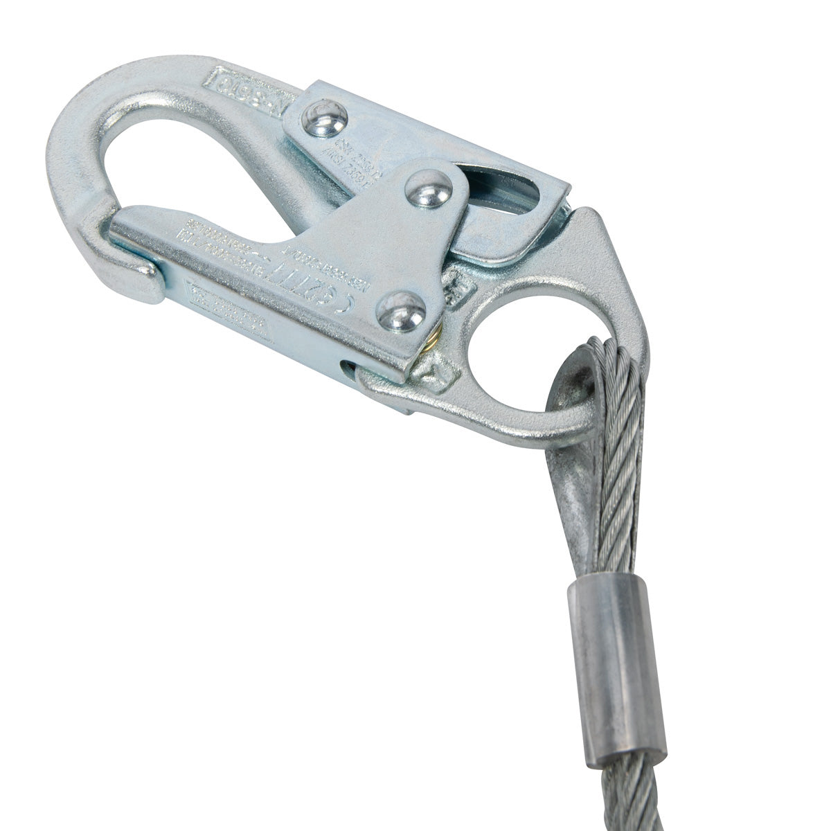Safewaze 8 Cable Extender: Snap Hook - FS830-C8-1
