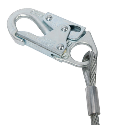 Safewaze 8’ Cable Extender: Snap Hook - FS830-C8-1