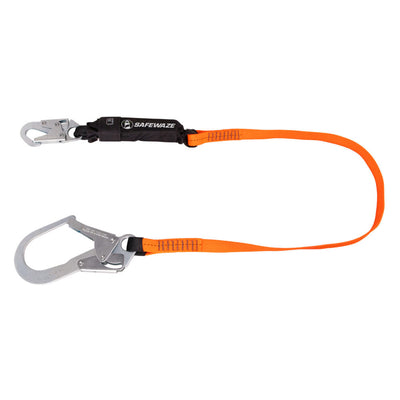Safewaze V-Line 6' Energy Absorbing Lanyard: Rebar Hook - FS88565-E