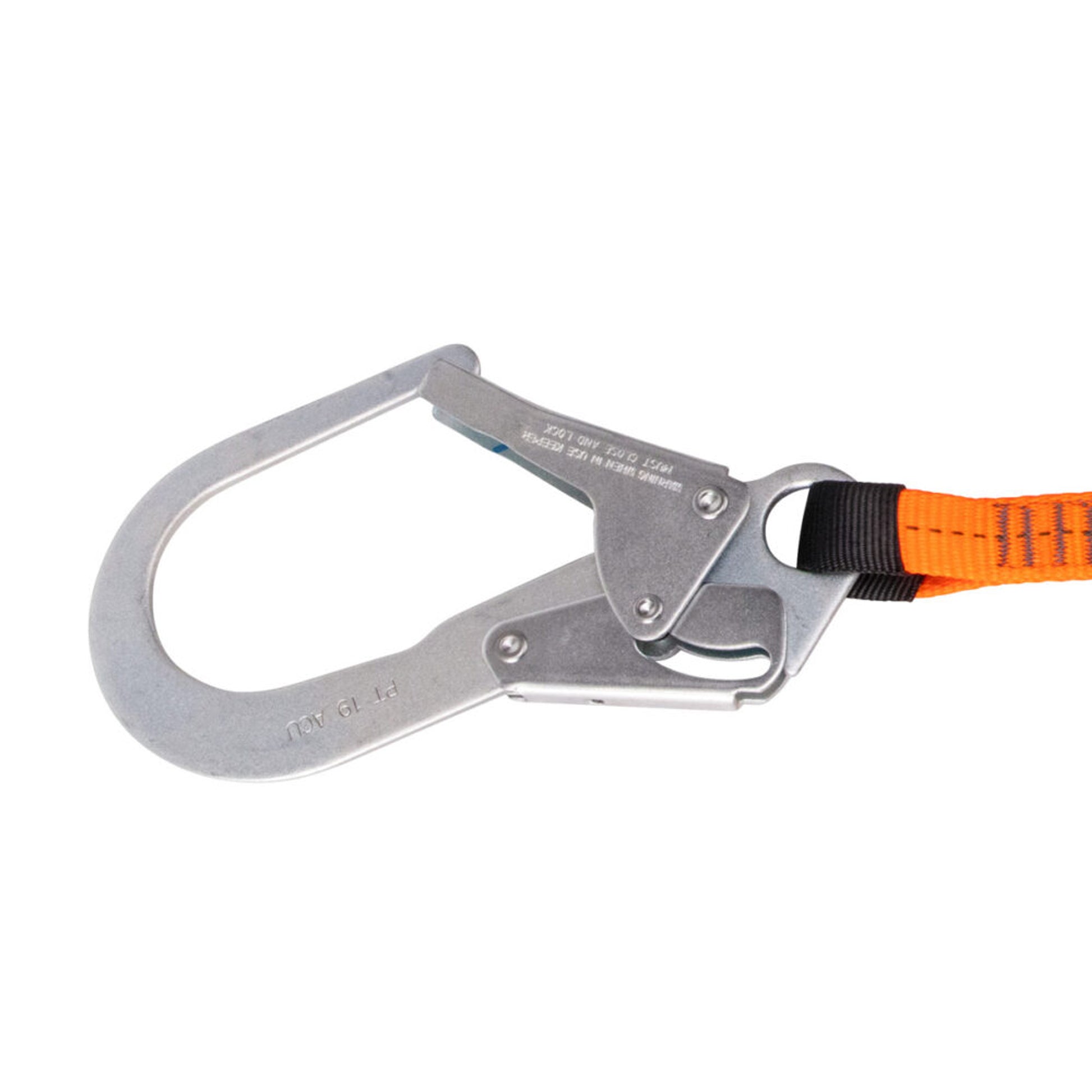 Safewaze V-Line 6' Energy Absorbing Lanyard: Rebar Hook - FS88565-E
