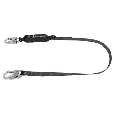 Safewaze Heavyweight 6' Energy Absorbing Lanyard: Snap Hooks - FS88660-HW