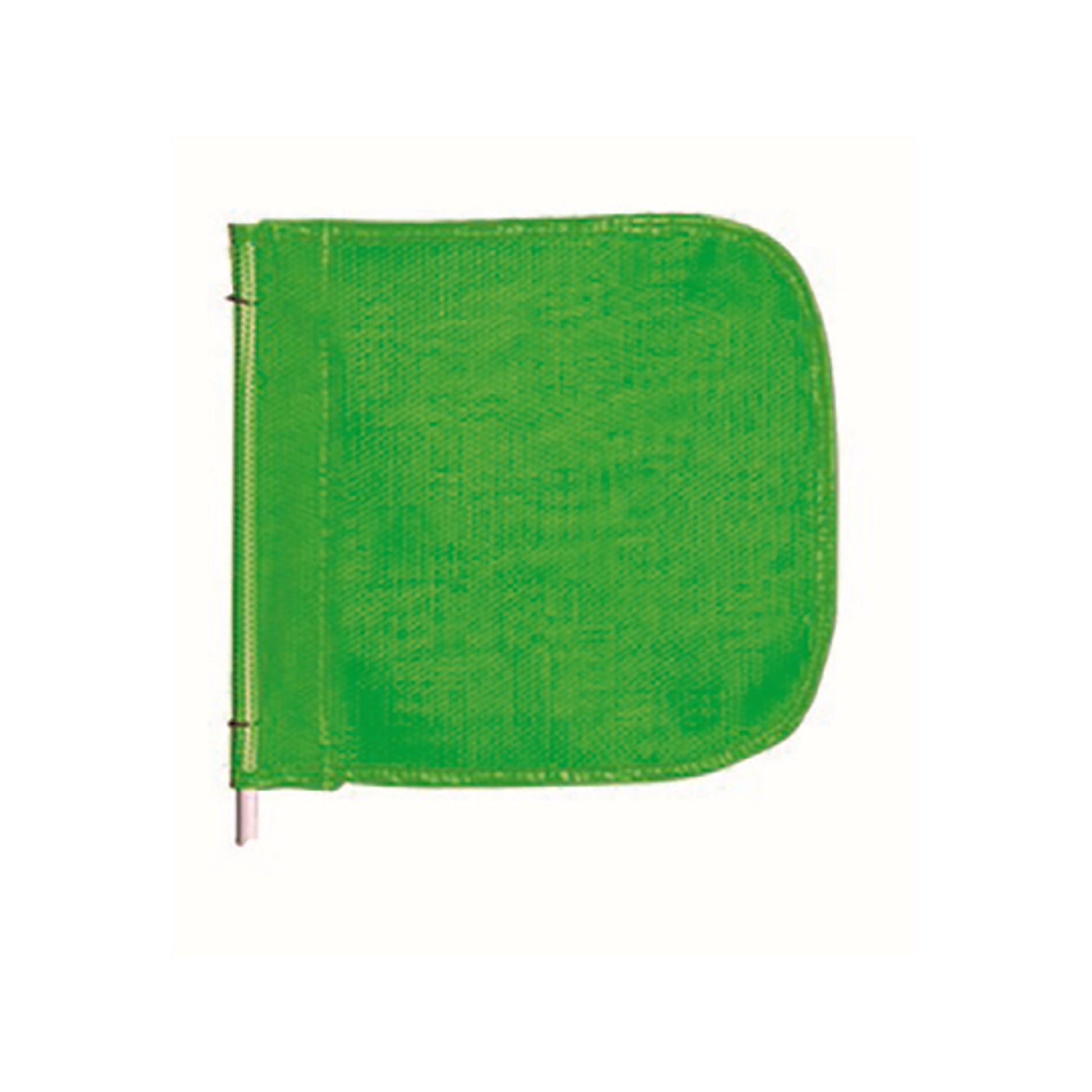 Warning Whip Replacement Flag - 12" X 11" - Green - Plain - Nylon Mesh - FS9024-G