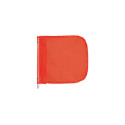 Warning Whip Replacement Flag - 12" X 11" - Orange - Plain - Nylon Mesh - FS9024-O