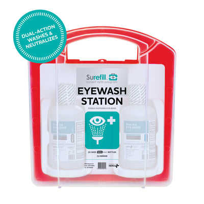 AERO SUREFILL Emergency Eyewash Station Red - AK75EWN