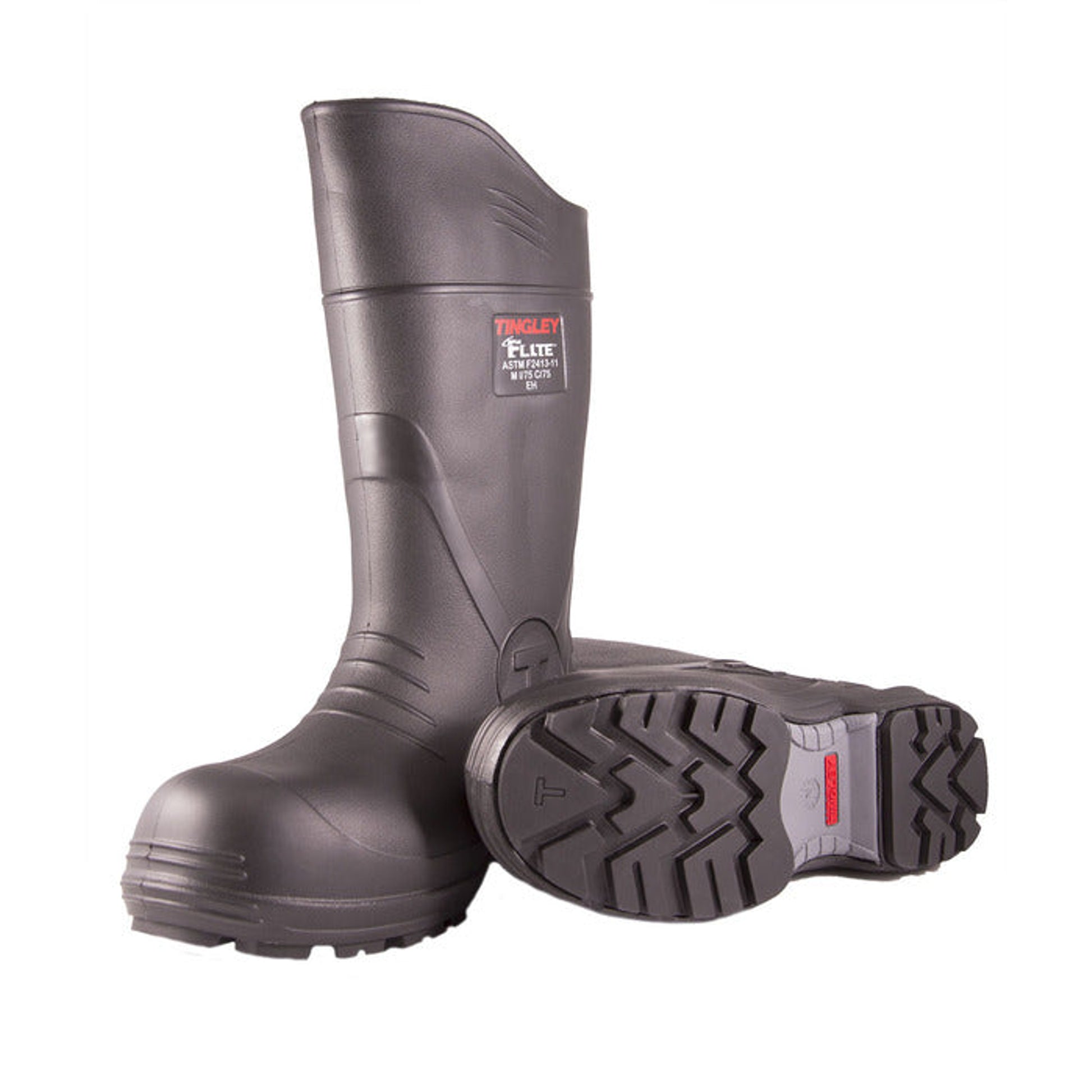 Tingley Flite 15 in Black Composite Toe Boot with Cleated Outsole - 27251 - Pair