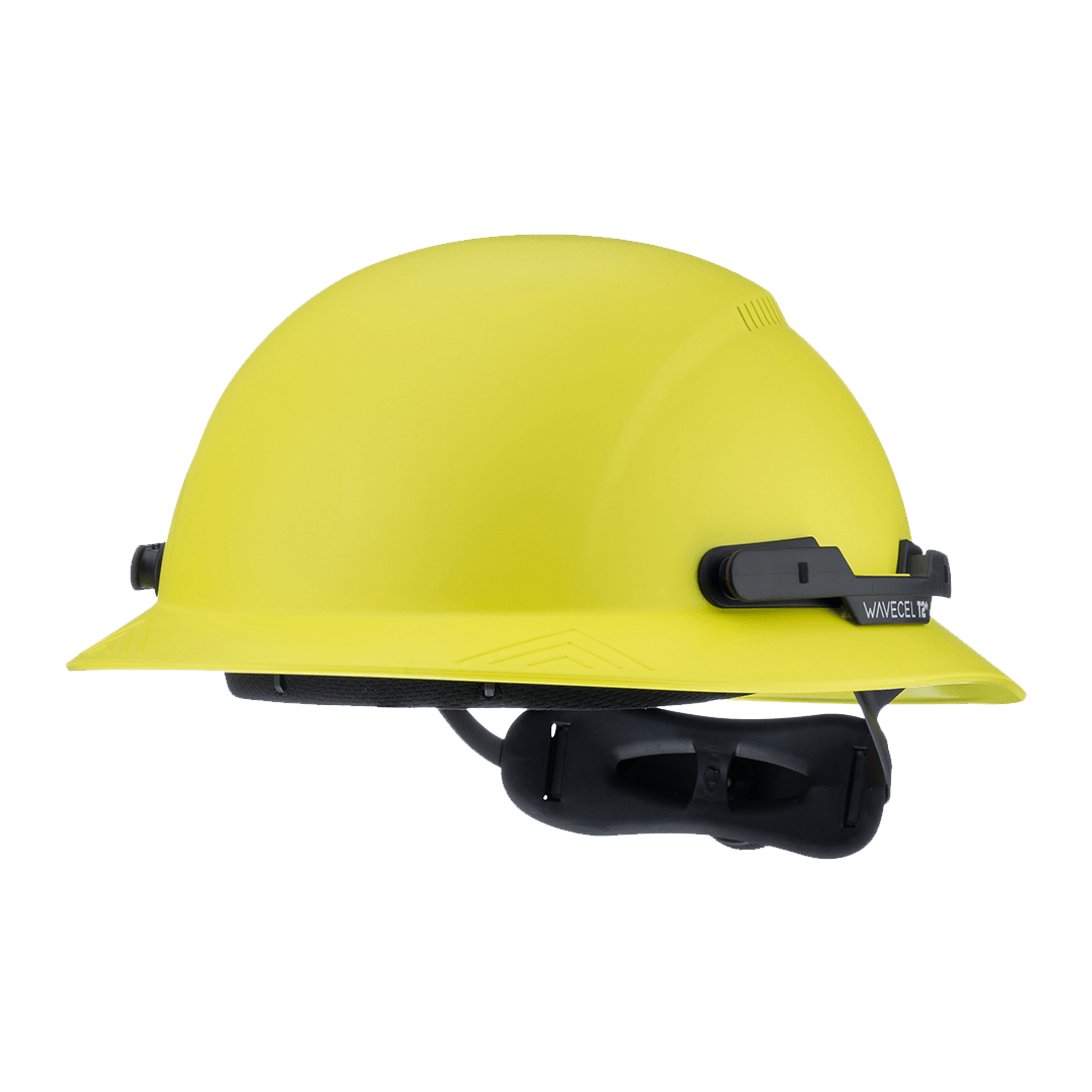 Hardknock Resolve - Full Brim - Class C - Type 2 Safety Helmet - Vented - Yellow - 100-0-730