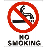 NO SMOKING  WITH SMOKING PICTO - NO SMOKING  WITH SMOKING PICTO, 14X10, Plastic (.040)