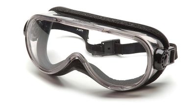 Pyramex G4 Goggles Chem Splash - Clear Anti-Fog With Foam Padding Safety Eyewear