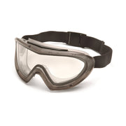 Pyramex - Capstone - Direct/Indirect-Gray Frame/Clear Anti-Fog Dual Lens - 12/Pair