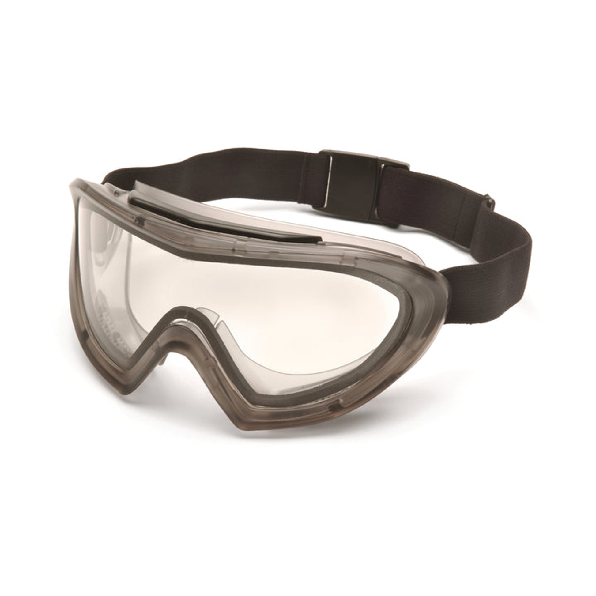 Pyramex - Capstone - Direct/Indirect-Gray Frame/Clear Anti-Fog Dual Lens - 12/Pair
