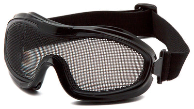 Pyramex Wire Mesh Goggle Black Goggle With Single Wire Mesh Lens Safety Eyewear