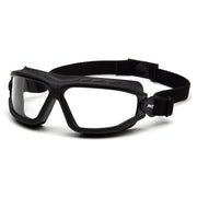 Pyramex - Torser - Black strap/clear H2MAX anti-fog lens - 12/Pair