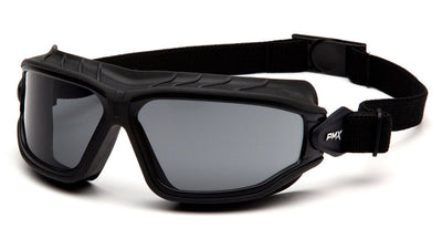 Pyramex Torser Black Strap/Gray H2Max Anti-Fog Lens Safety Eyewear