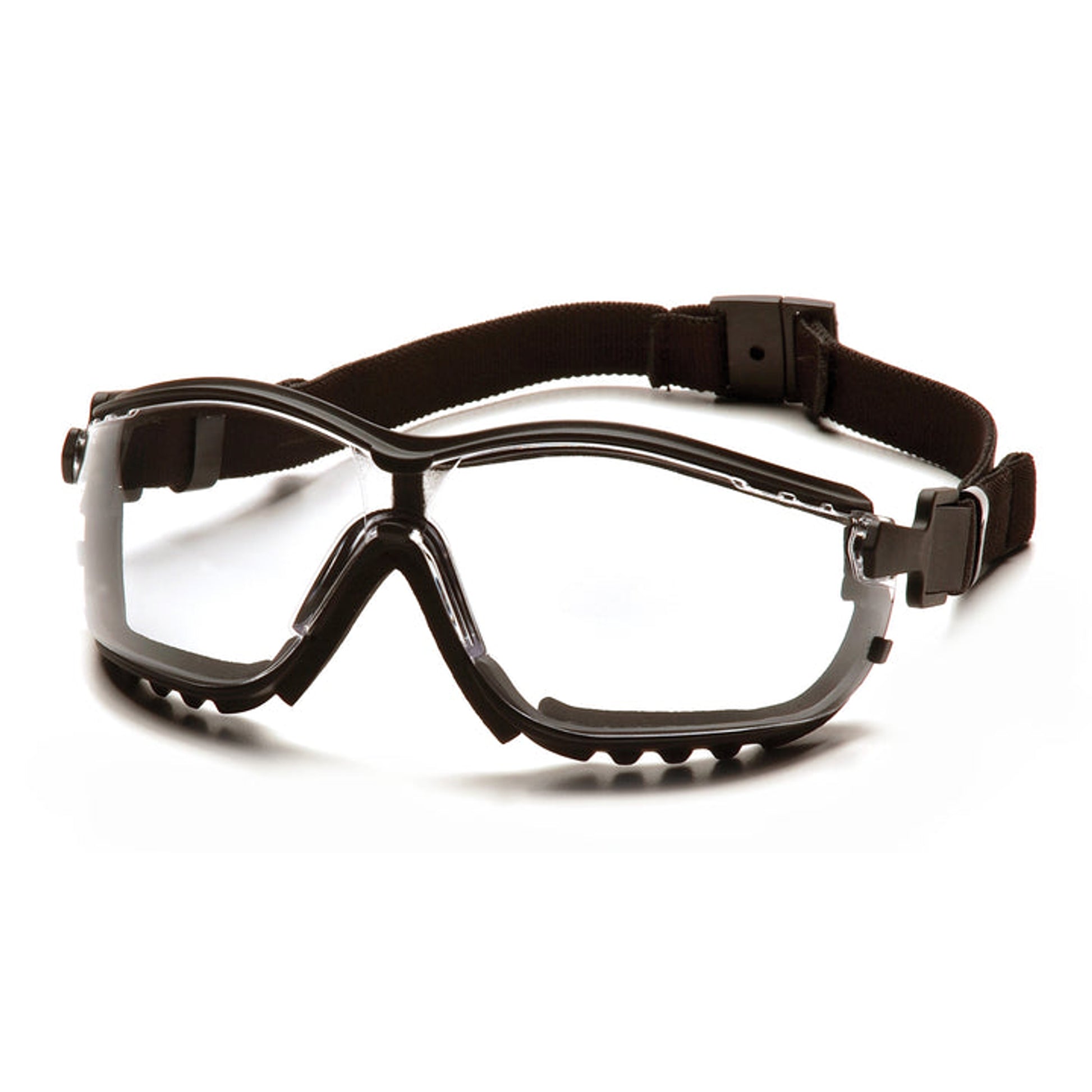 Pyramex - V2G - Black Frame/Clear H2MAX Anti-Fog Lens - 12/Pair