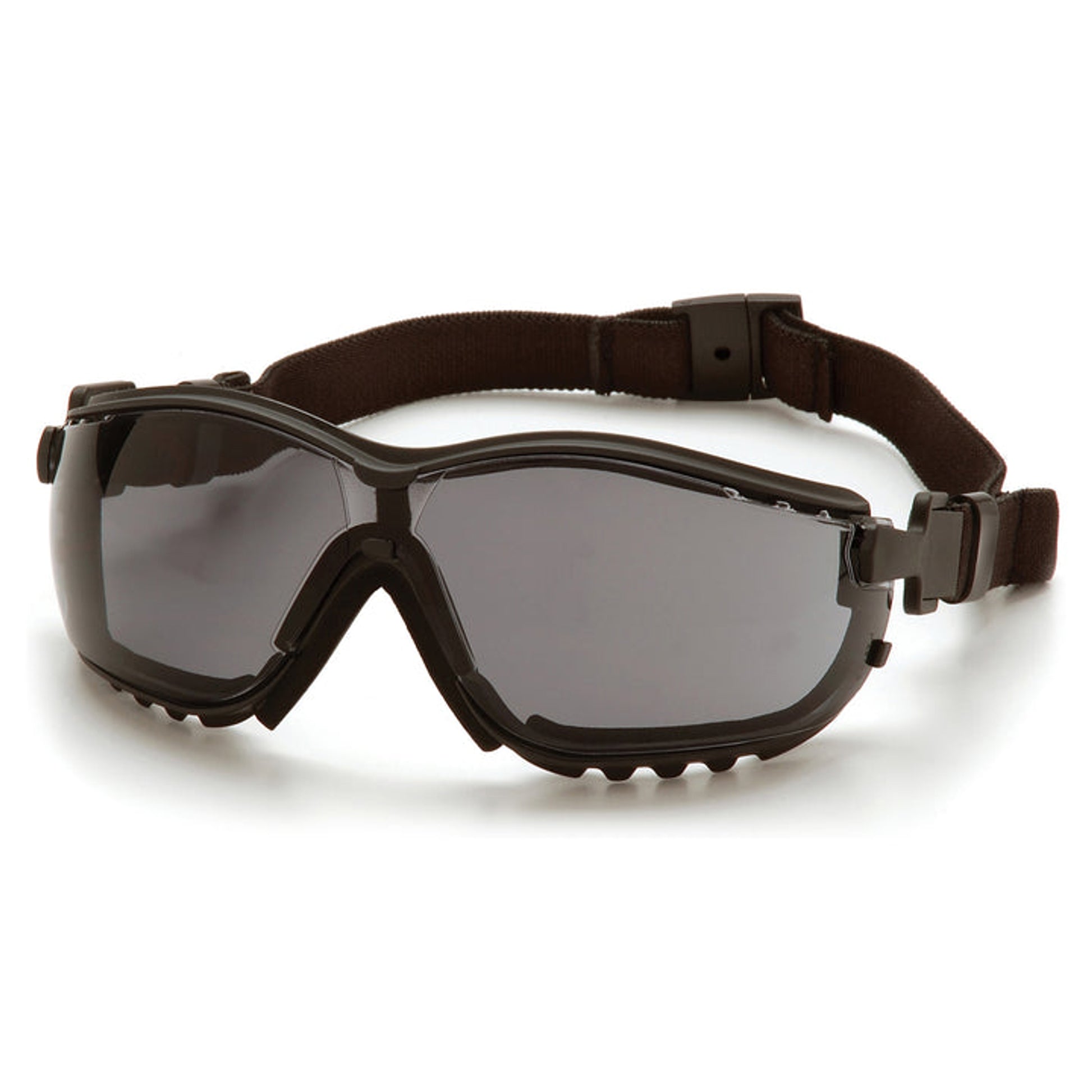 Pyramex - V2G - Black Frame/Gray H2MAX Anti-Fog Lens - 12/Pair