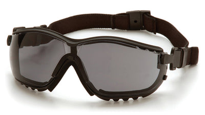 Pyramex V2G Black Frame/Gray Anti-Fog Lens Safety Eyewear
