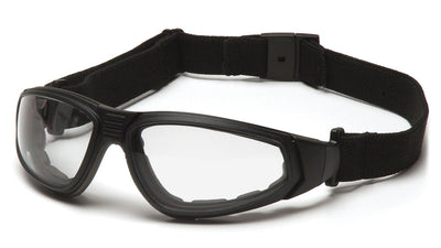 Pyramex XSG Black Frame/Clear Anti-Fog Lens Safety Eyewear