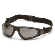 Pyramex - XSG - Black Frame/Gray Anti-Fog Lens - 12/Pair
