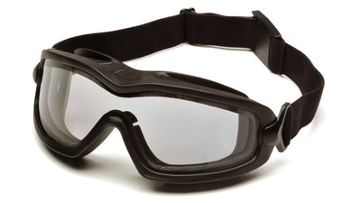 Pyramex V2G Plus Black Frame/Dual Clear Anti-Fog Lens Safety Eyewear