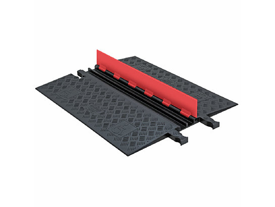 Cable Protector - Guard Dog - 2-Ch - .75" - Low Profile - ADA - Dog Bone - Orange/Black - 92 - 000 Lb Load - GD2X75-O/B