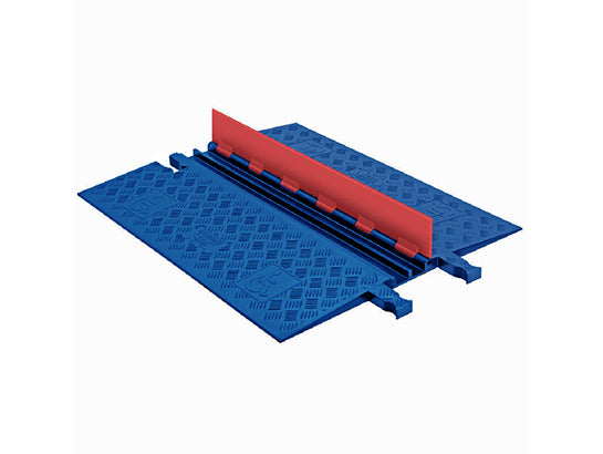Cable Protector - Guard Dog - 2-Ch - .75" - Low Profile - ADA - Dog Bone - Orange/Blue - 92 - 000 Lb Load - GD2X75-O/BLU