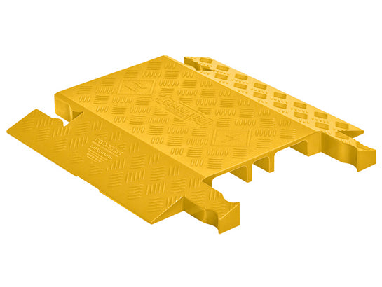 Cable Protector - Guard Dog - 3-Ch - Drop Over - Yellow - 42 - 000 Lb Load - GD3-DO-Y