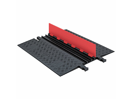Cable Protector - Guard Dog - 3-Ch - .75" - Low Profile - ADA - Dog Bone - Orange/Black - 108 - 000 Lb Load - GD3X75-O/B