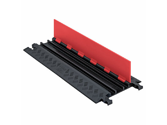 Cable Protector - Guard Dog - 3-Ch - .75" - Low Profile - St - Dog Bone - Orange/Black - 68 - 000 Lb Load - GD3X75-ST-O/B