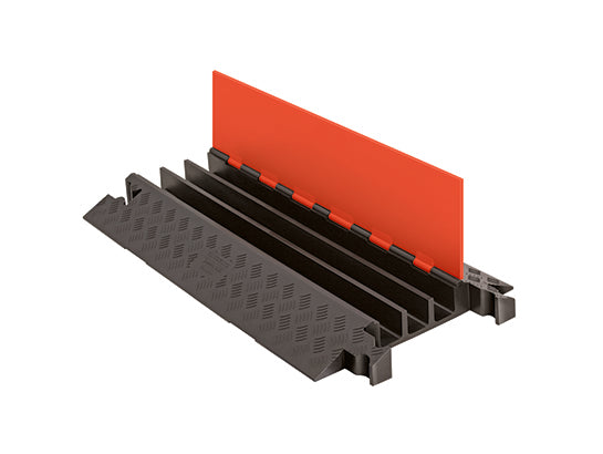 Cable Protector - Guard Dog - 3-Ch - 2.25" - Dog Bone - Orange/Black - 56 - 840 Lb Load - GD3X225-O/B