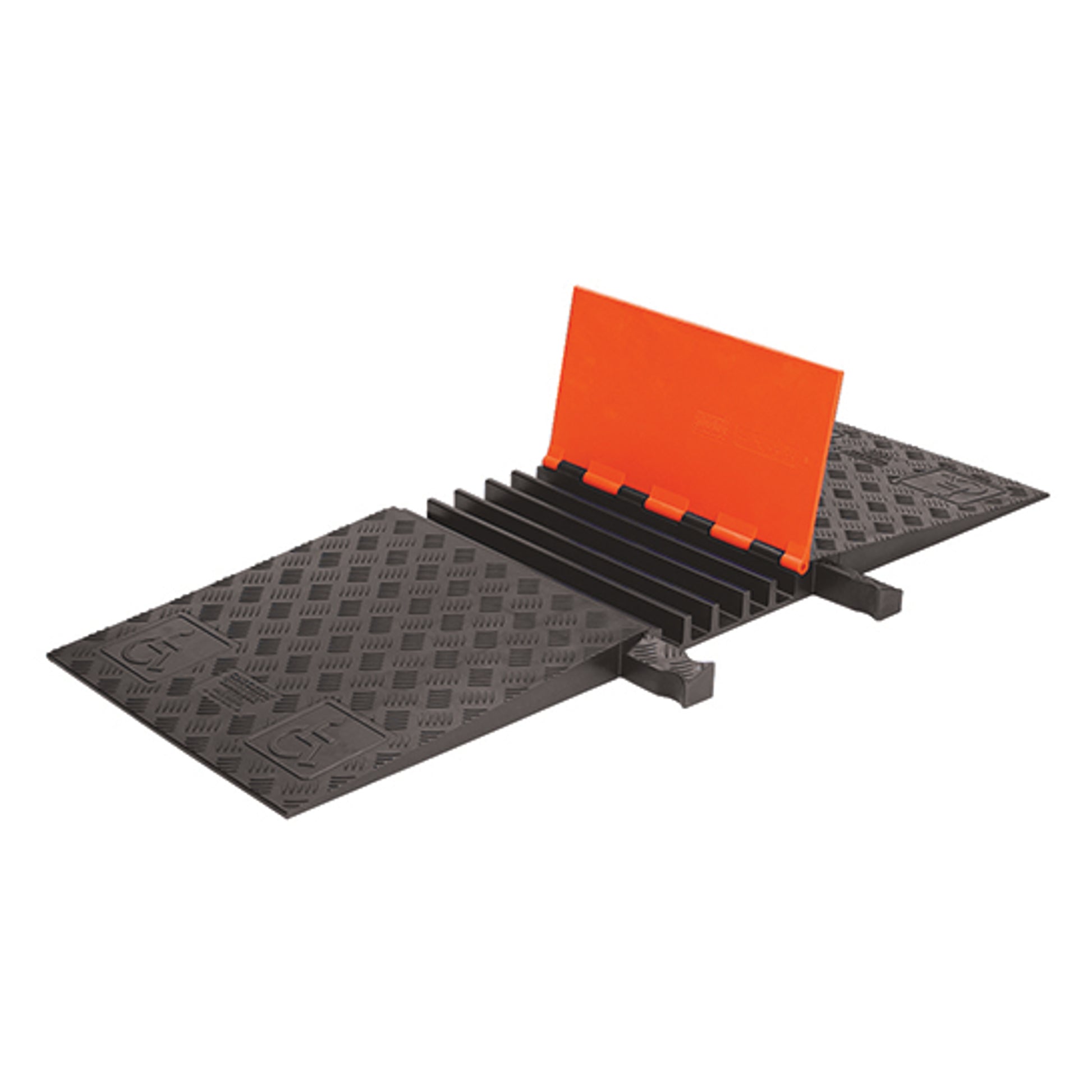 Cable Protector - Guard Dog - 5-Ch - 1.25" - ADA - Dog Bone - Orange/Black - 42 - 000 Lb Load - GD5X125-ADA-O/B