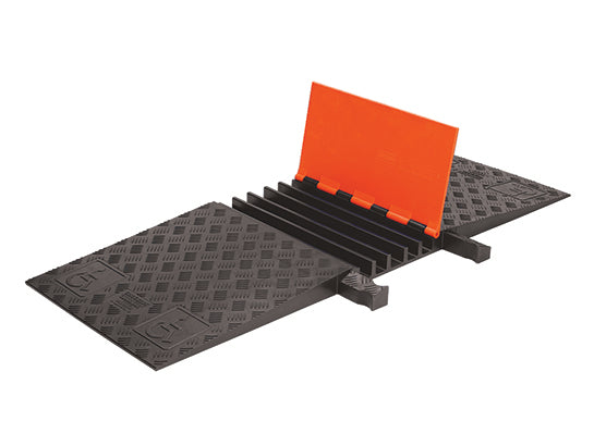 Cable Protector - Guard Dog - 5-Ch - 1.25" - ADA - Dog Bone - Orange/Black - 42 - 000 Lb Load - GD5X125-ADA-O/B