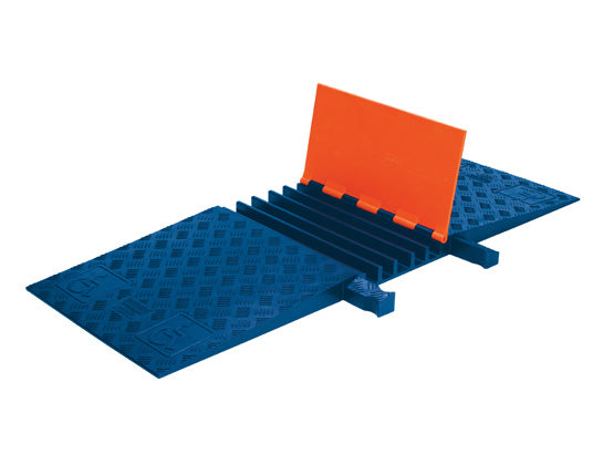 Cable Protector - Guard Dog - 5-Ch - 1.25" - ADA - Dog Bone - Orange/Blue - 42 - 000 Lb Load - GD5X125ADAO/BLU