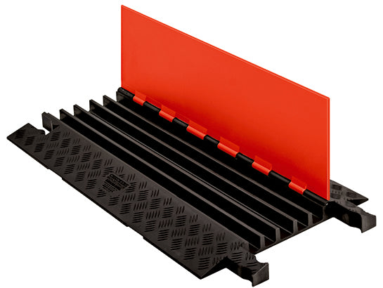Cable Protector - Guard Dog - 5-Ch - 1.25" - Dog Bone - Orange/Black - 42 - 000 Lb Load - GD5X125-O/B