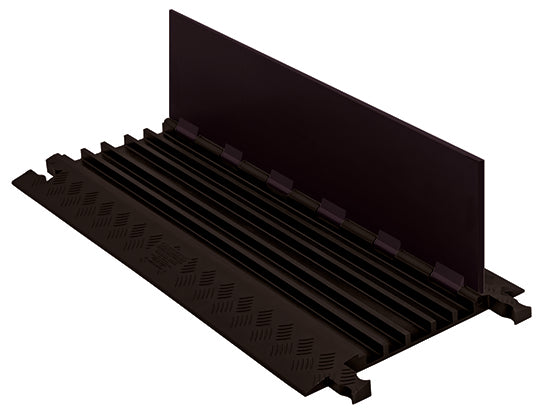 Cable Protector - Guard Dog - 5-Ch - .75" - Low Profile - St - Dog Bone - Black/Black - 96 - 000 Lb Load - GD5X75-ST-B/B